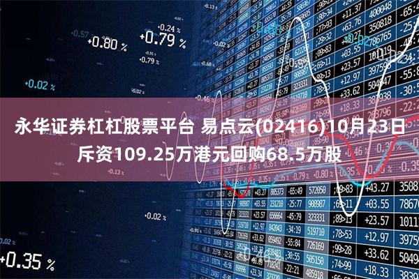 永华证券杠杠股票平台 易点云(02416)10月23日斥资109.25万港元回购68.5万股